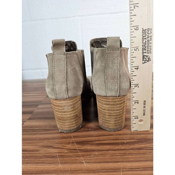Isola Women's Tan Block Heel Ankle Boots Size 6 booties - Picture 6 of 10